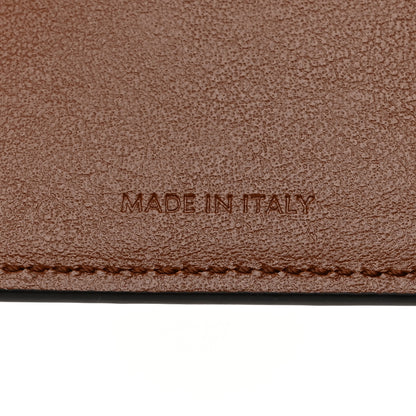 Celine Shiny Calfskin Triomphe Compact Wallet Natural Tan 6 of 10