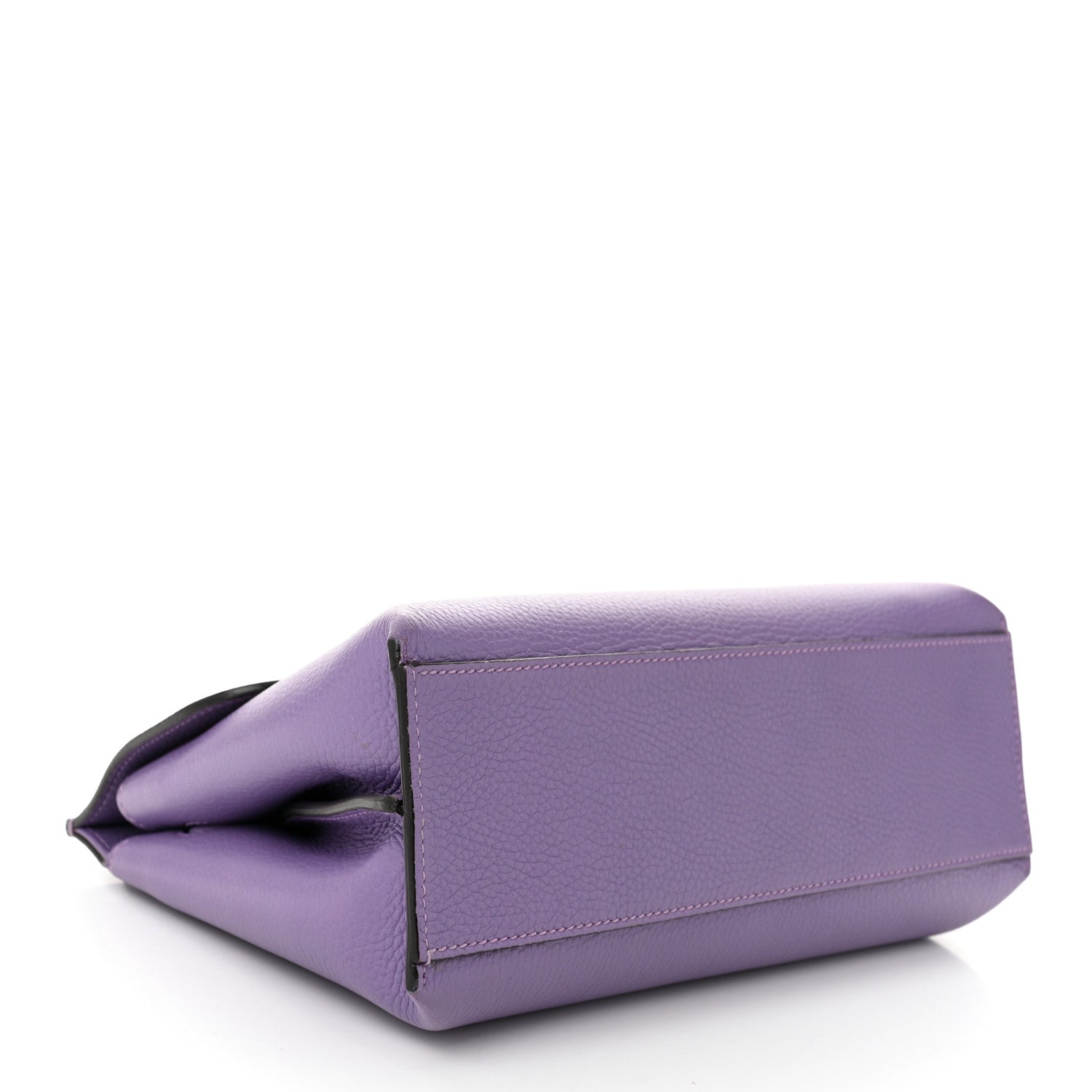 Gucci Cellarius Calfskin Small Bamboo Daily Top Handle Bag Purple 4 of 11