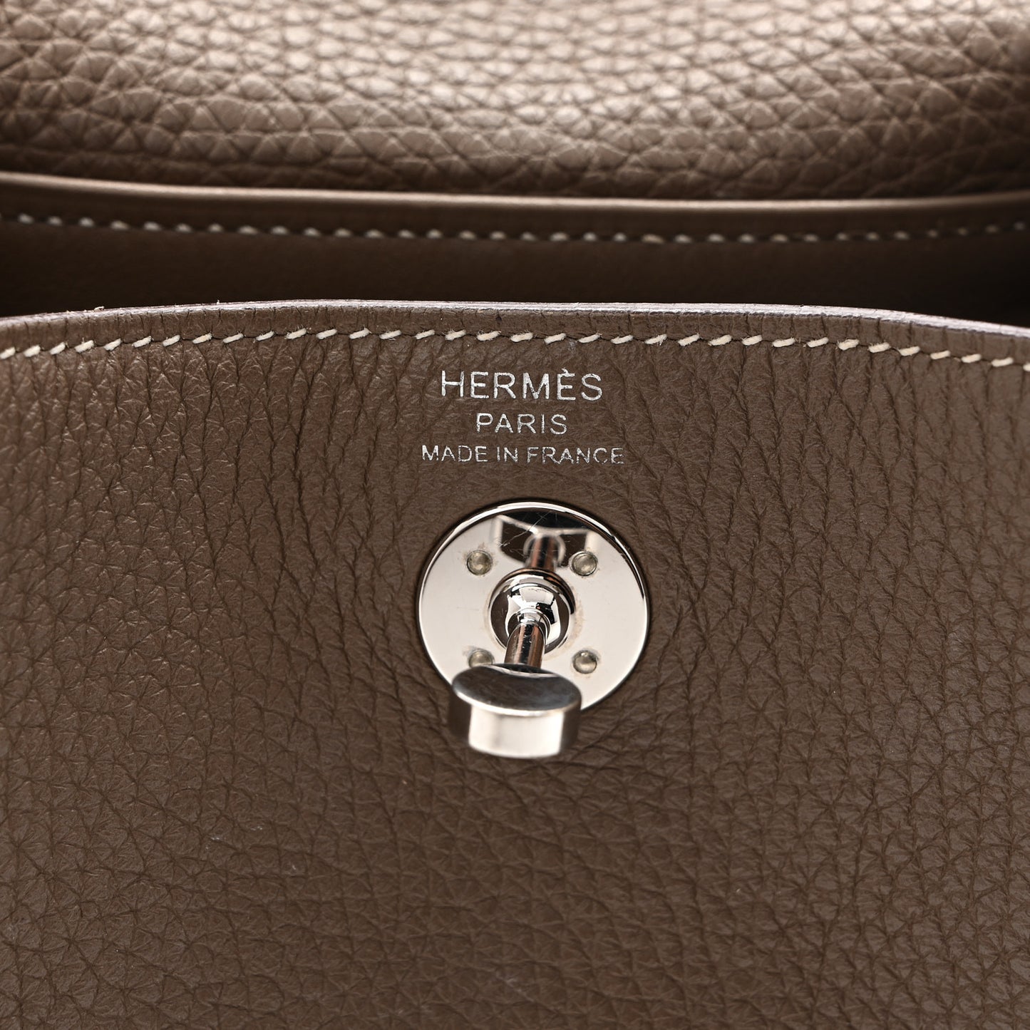 Taurillon Clemence Mini Lindy 20 Etoupe