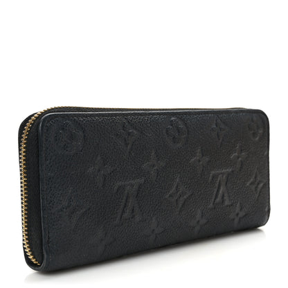 Louis Vuitton Empreinte Clemence Wallet Black 3 of 11