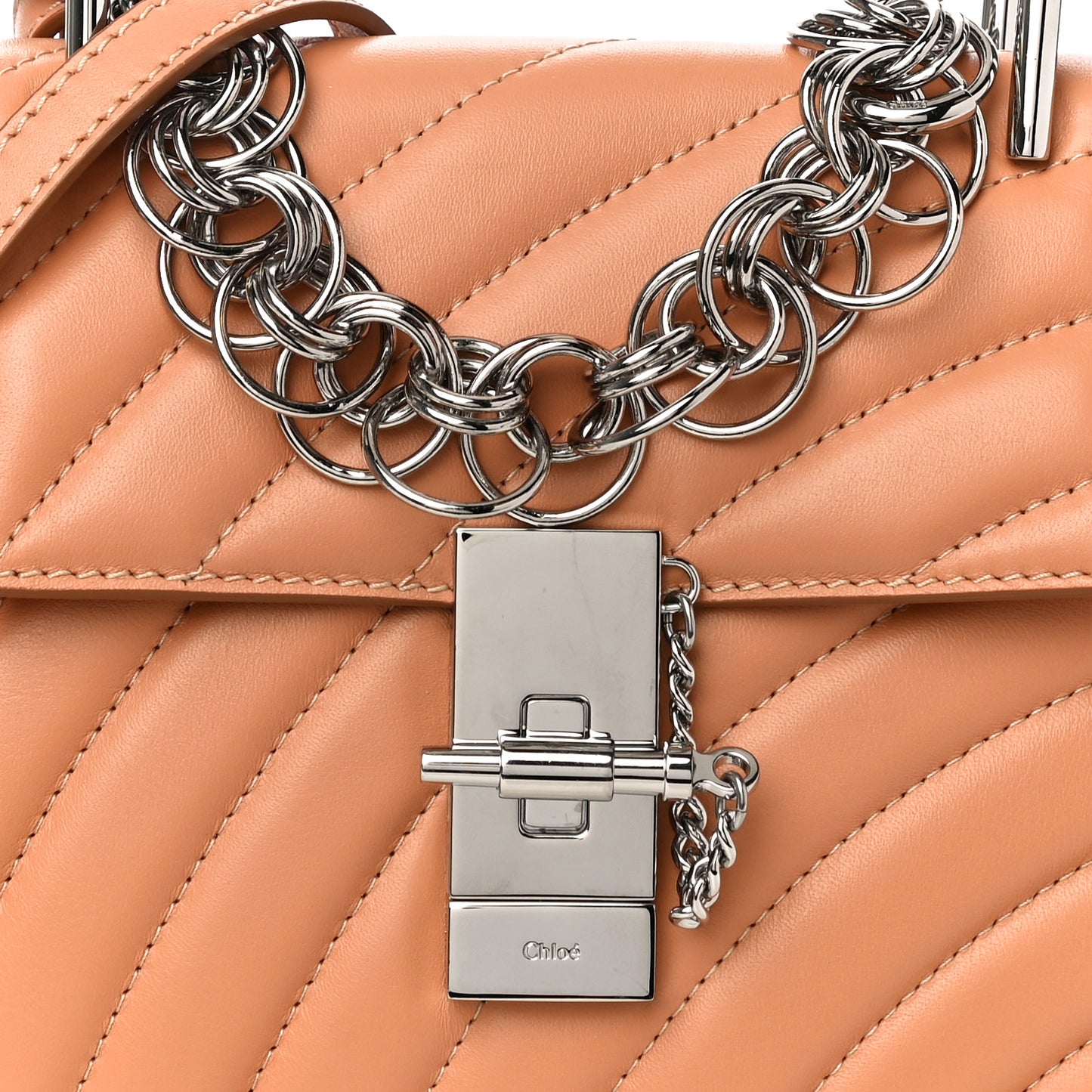 Calfskin Quilted Mini Drew Bijou Shoulder Bag Blushy Pink