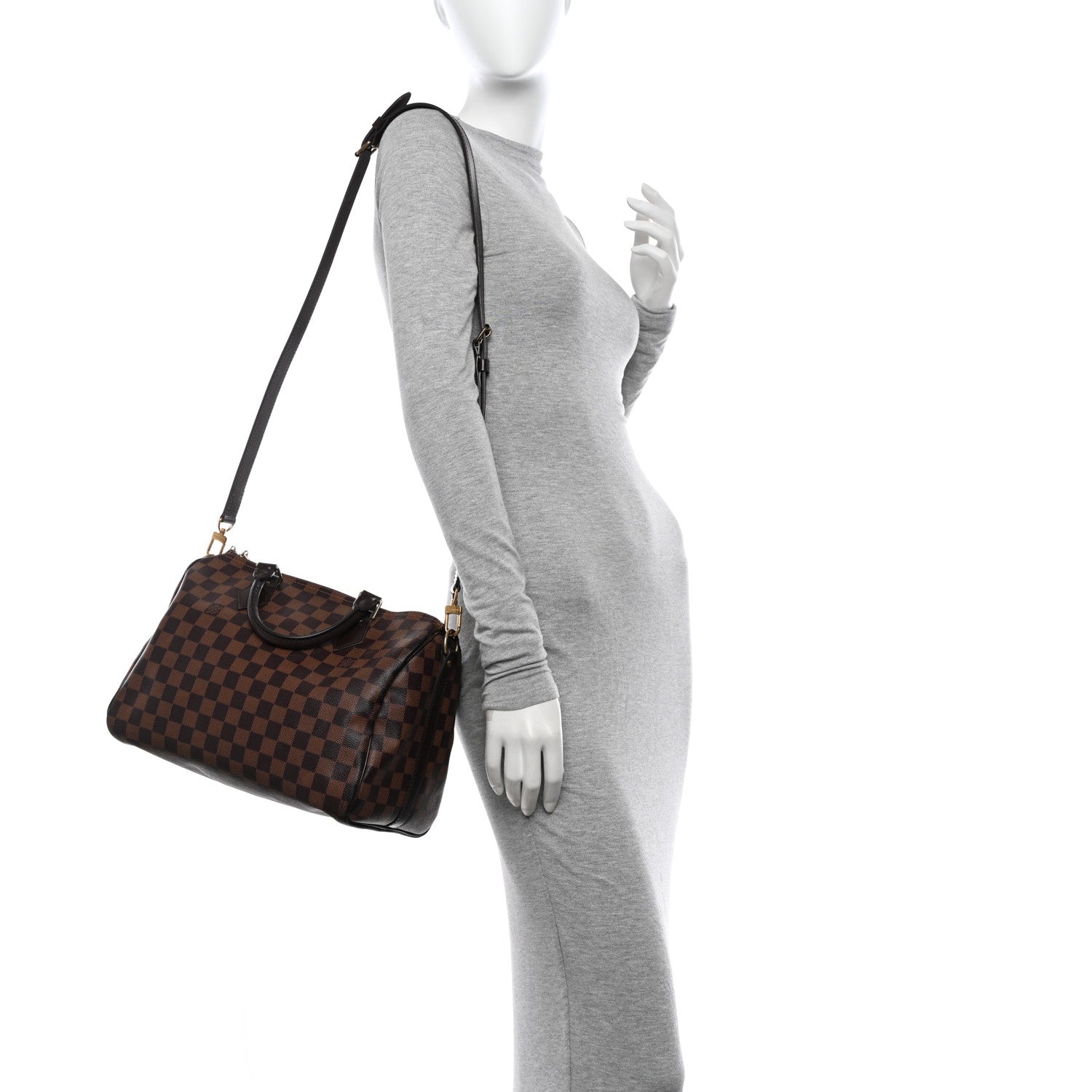 Louis Vuitton Damier Ebene Speedy Bandouliere 30 2 of 20