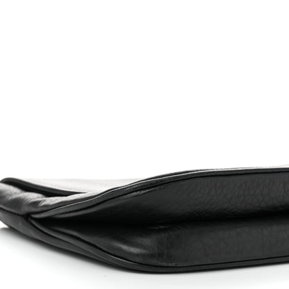Gucci Calfskin Medium 1973 Chain Shoulder Bag Black 9 of 10
