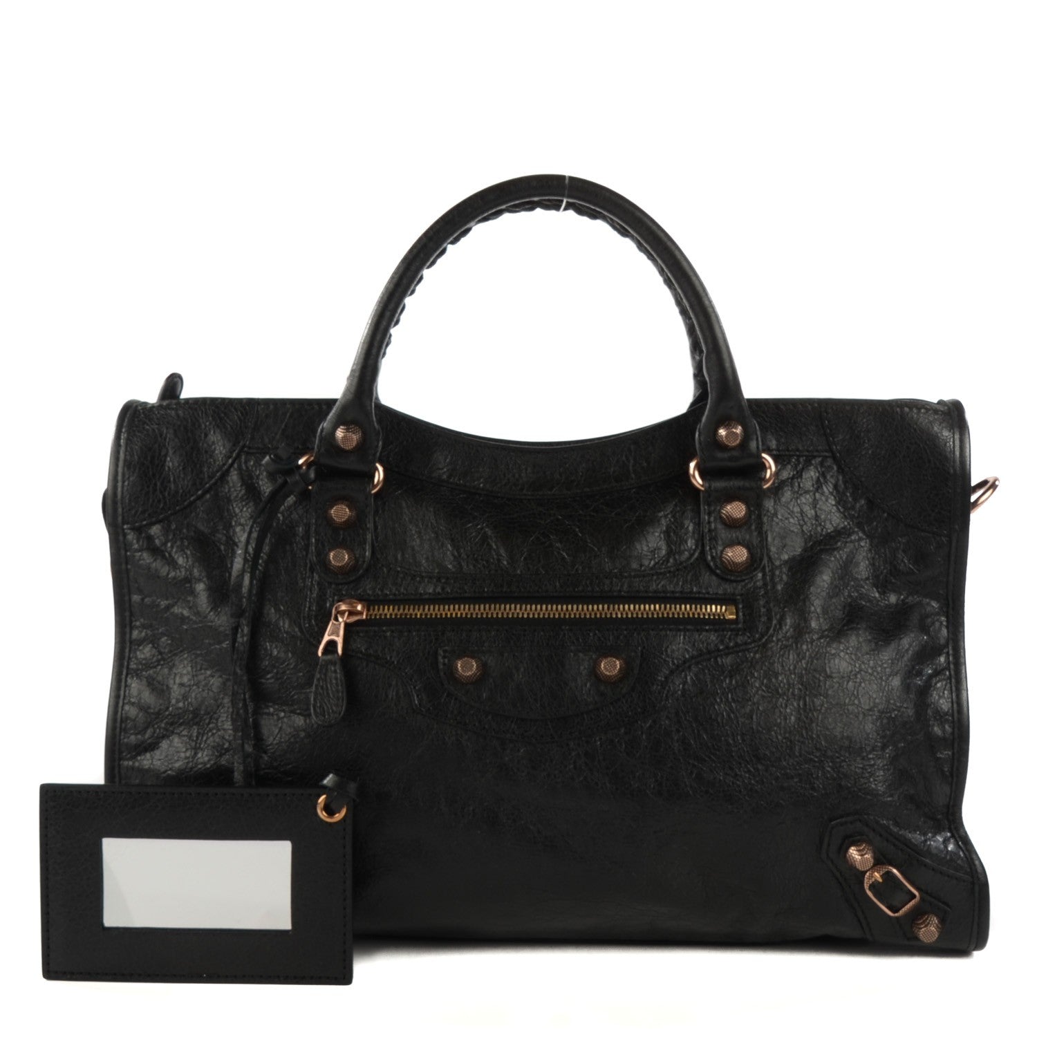 Balenciaga Agneau Giant 12 Rose Gold Hardware City Black 1 of 12