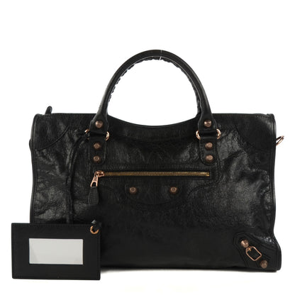 Balenciaga Agneau Giant 12 Rose Gold Hardware City Black 1 of 12