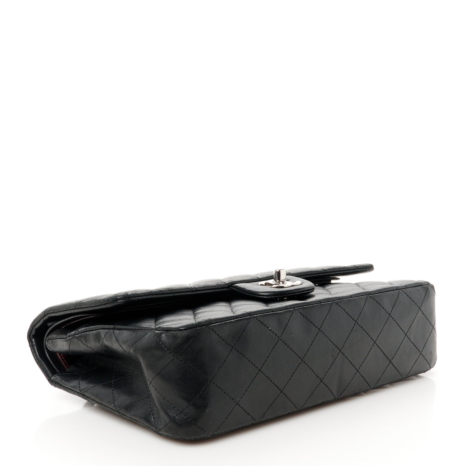 Chanel Lambskin Quilted Medium Double Flap Black 4 of 11