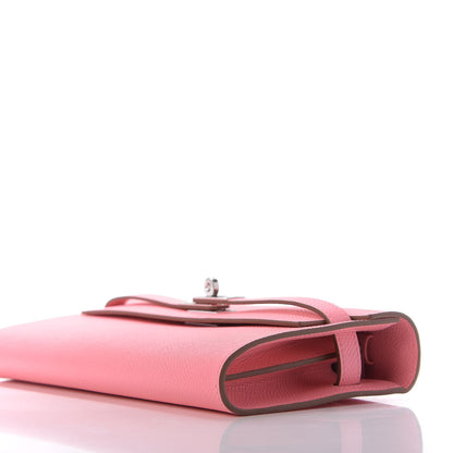 Hermes Epsom Kelly Wallet To Go Rose Confetti 7 of 9