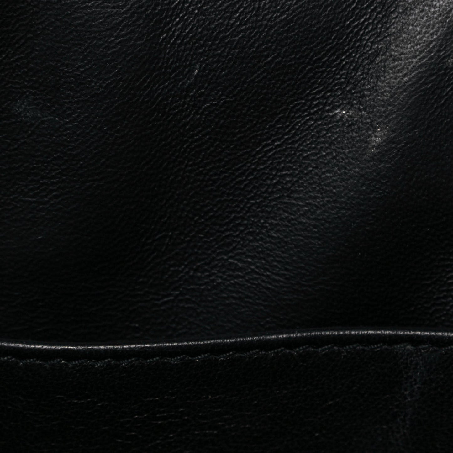 Calfskin Baiadera Striped Shopping Tote Black Fuoco White