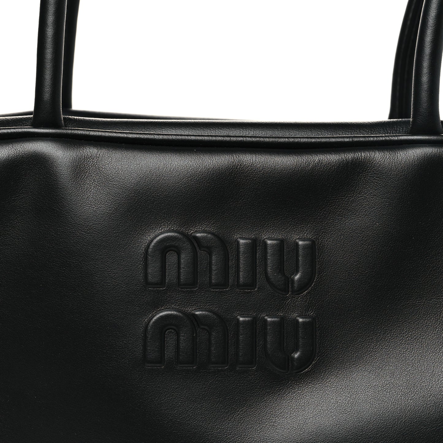 Calfskin Softy Medium Beau Top Handle Bag Black