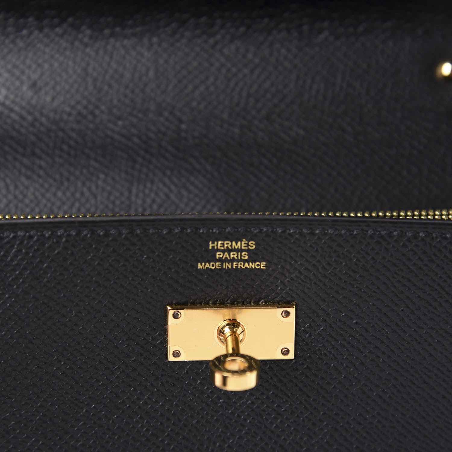 Hermes Epsom Kelly Wallet To Go Black 8 of 10