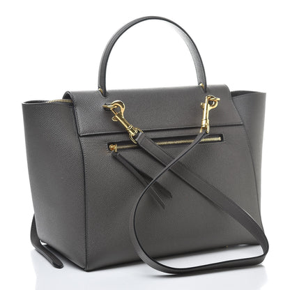 Celine Grained Calfskin Mini Belt Bag Grey 3 of 14