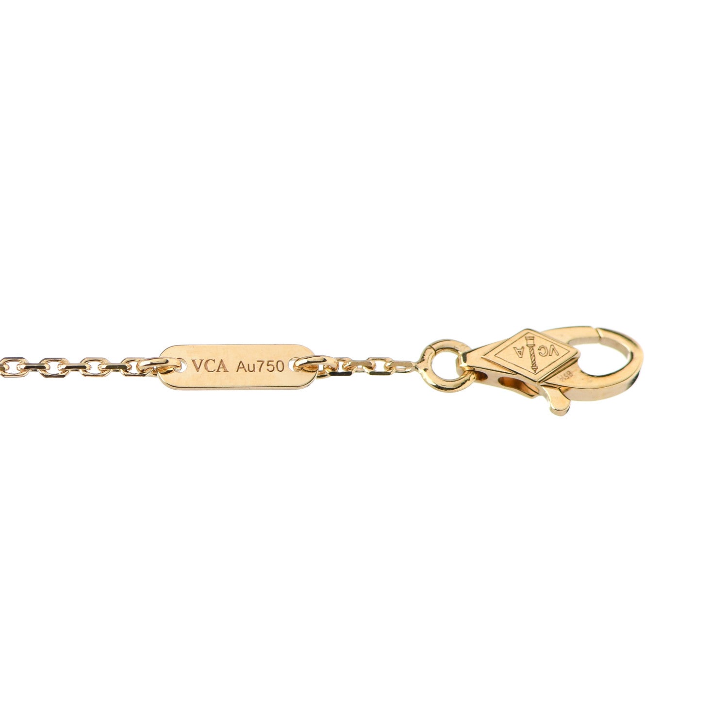 Van Cleef & Arpels 18K Yellow Gold Mother of Pearl Sweet Alhambra Bracelet 3 of 3
