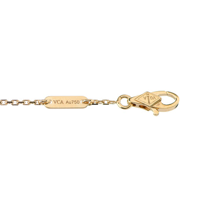 Van Cleef & Arpels 18K Yellow Gold Mother of Pearl Sweet Alhambra Bracelet 3 of 3