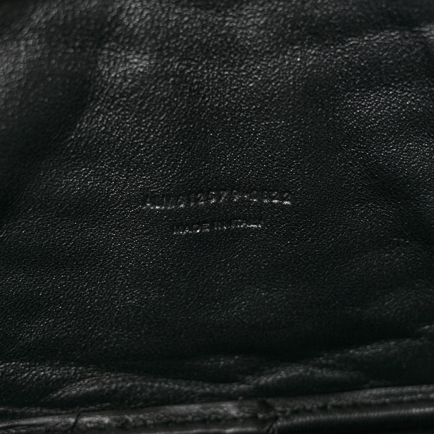 Grain De Poudre Matelasse Monogram Mini Lou Camera Bag Black