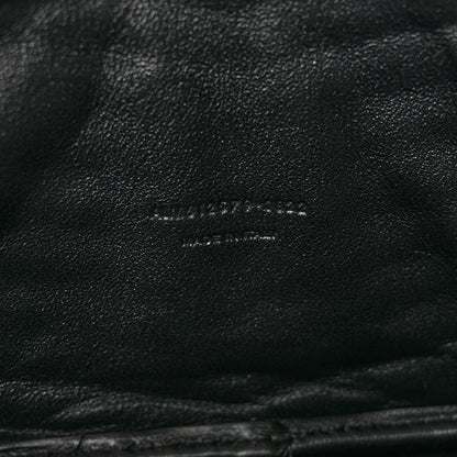 Saint Laurent Grain De Poudre Matelasse Monogram Mini Lou Camera Bag Black 6 of 10