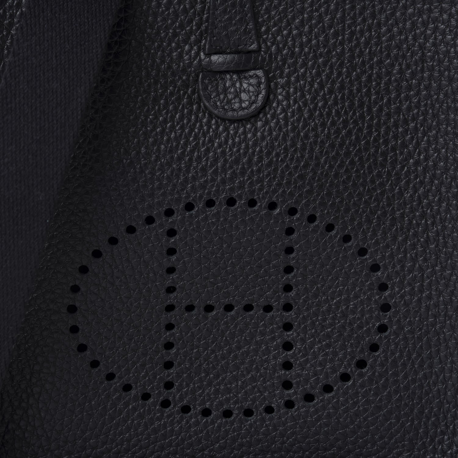 Hermes Taurillon Clemence Evelyne TPM Black 9 of 10