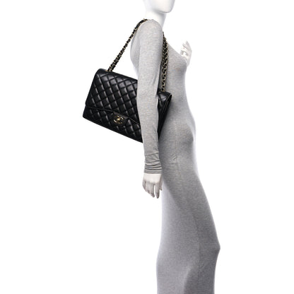 Chanel Caviar Quilted Maxi Double Flap Black 2 of 10