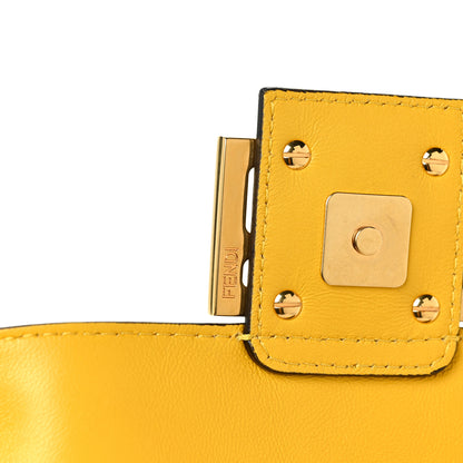 Fendi Nappa FF 1974 Embossed Baguette Mimosa 10 of 11