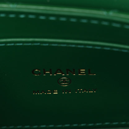 Chanel Shiny Aged Calfskin Quilted Mini Nano Kelly Shopper Green 6 of 10