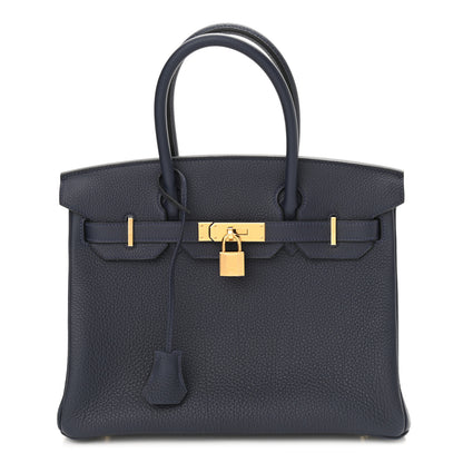 Hermes Togo Birkin 30 Bleu Nuit 1 of 11