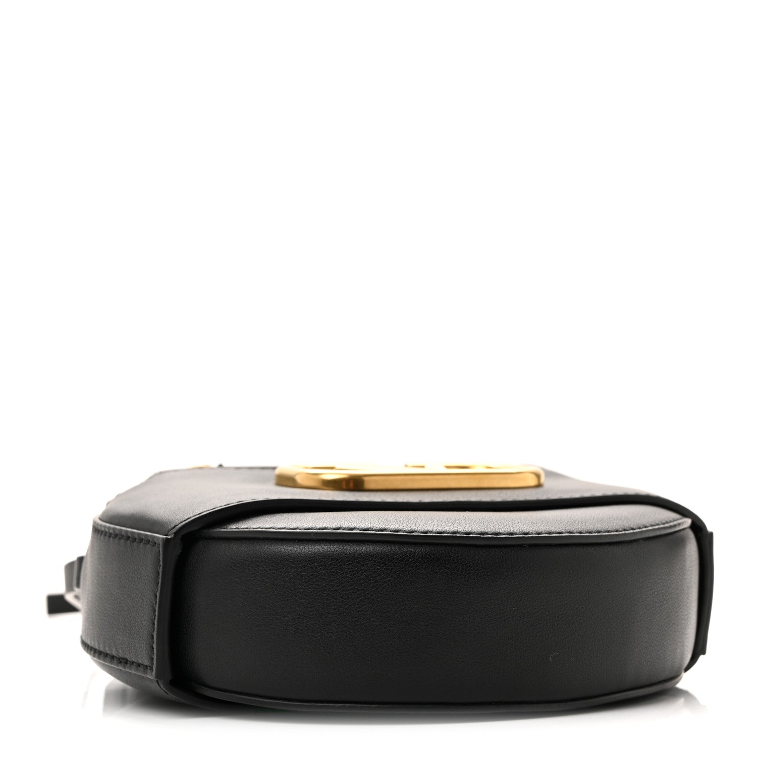 Valentino Garavani Calfskin VLogo Round Crossbody Bag Black 4 of 10