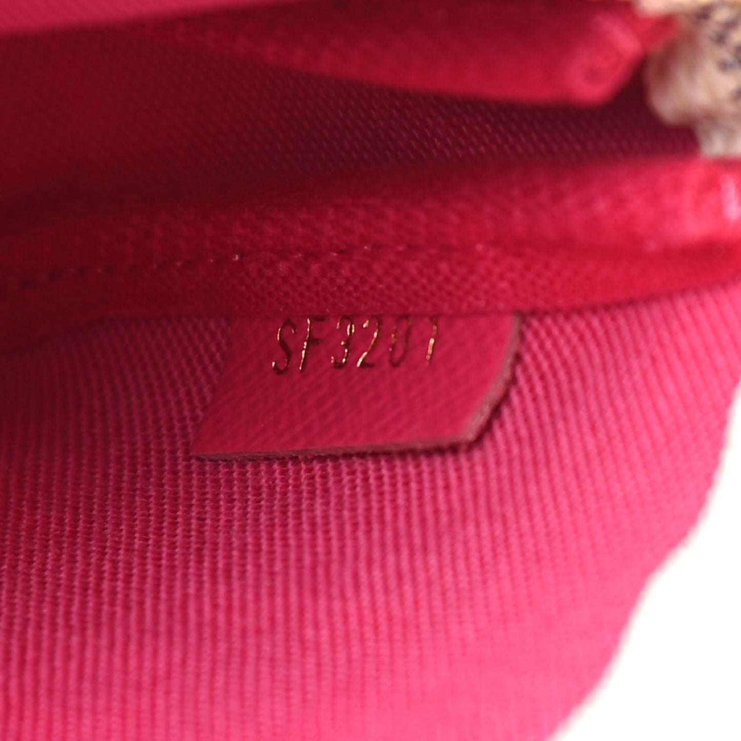Damier Azur 2021 Christmas Animation Hollywood Mini Pochette Accessories Fuchsia