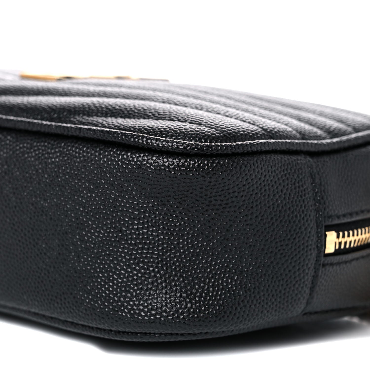 Saint Laurent Grain De Poudre Matelasse Monogram Mini Lou Camera Bag Black 8 of 8