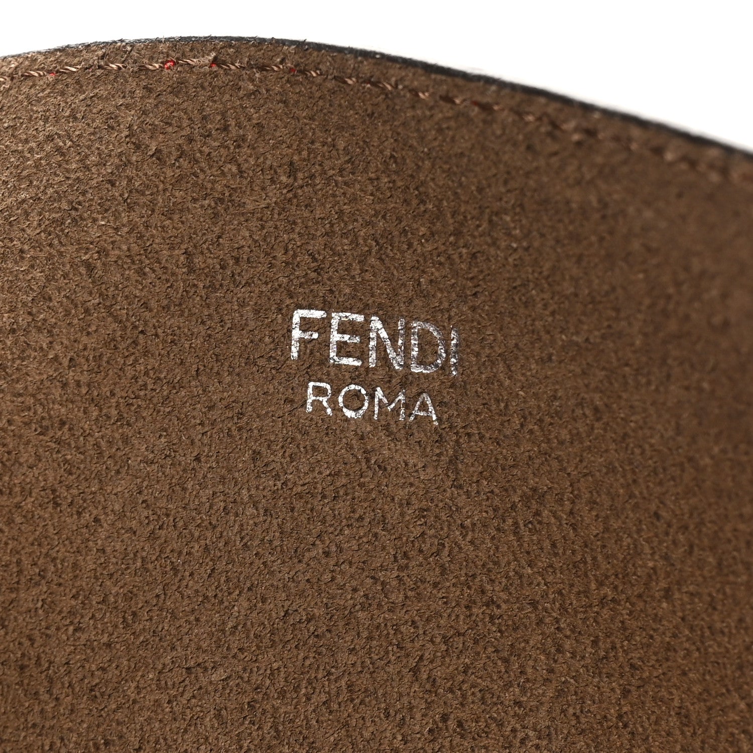 Fendi Vitello Vienna Enamel F is Fendi Shopping Tote Fiamma Taupe 7 of 11