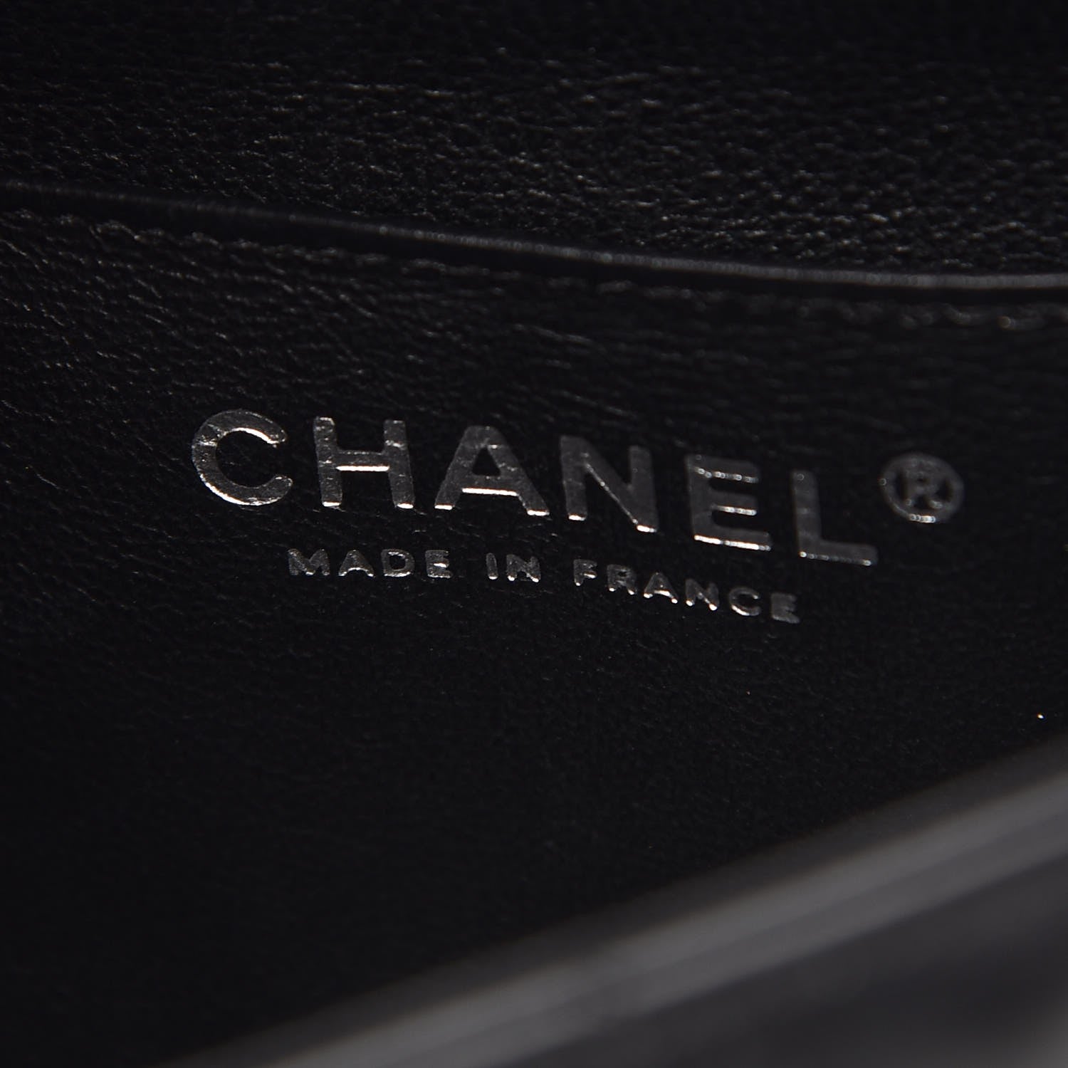Chanel Crumpled Calfskin Quilted Mini Rectangular Flap So Black 6 of 7