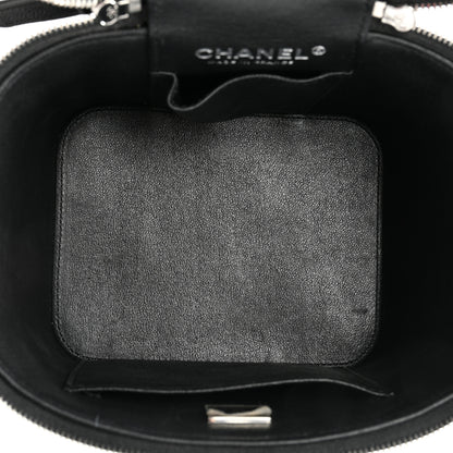 Chanel Caviar Quilted Small Top Handle Vanity Case With Chain Black 5 of 11