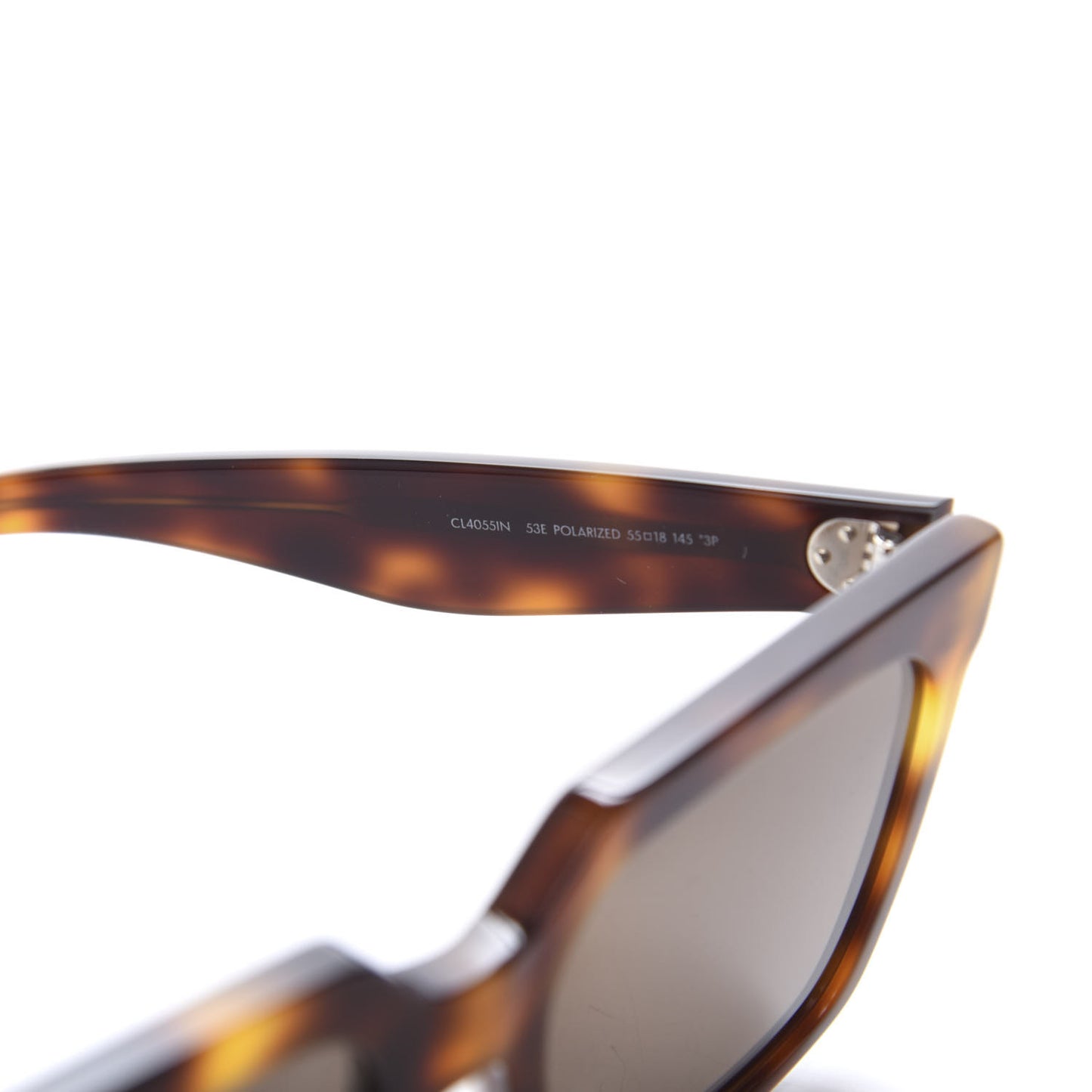 Acetate Polarized Square Sunglasses CL4055 Havana