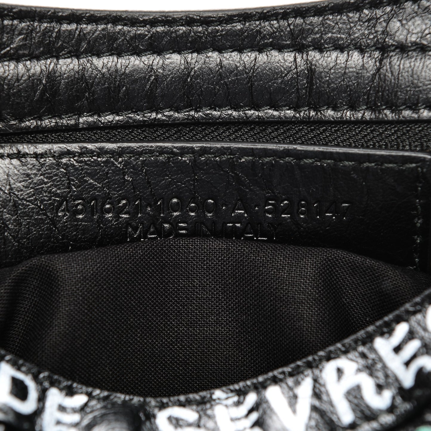 Agneau Graffiti All Over Classic Hardware S City Black Multicolor