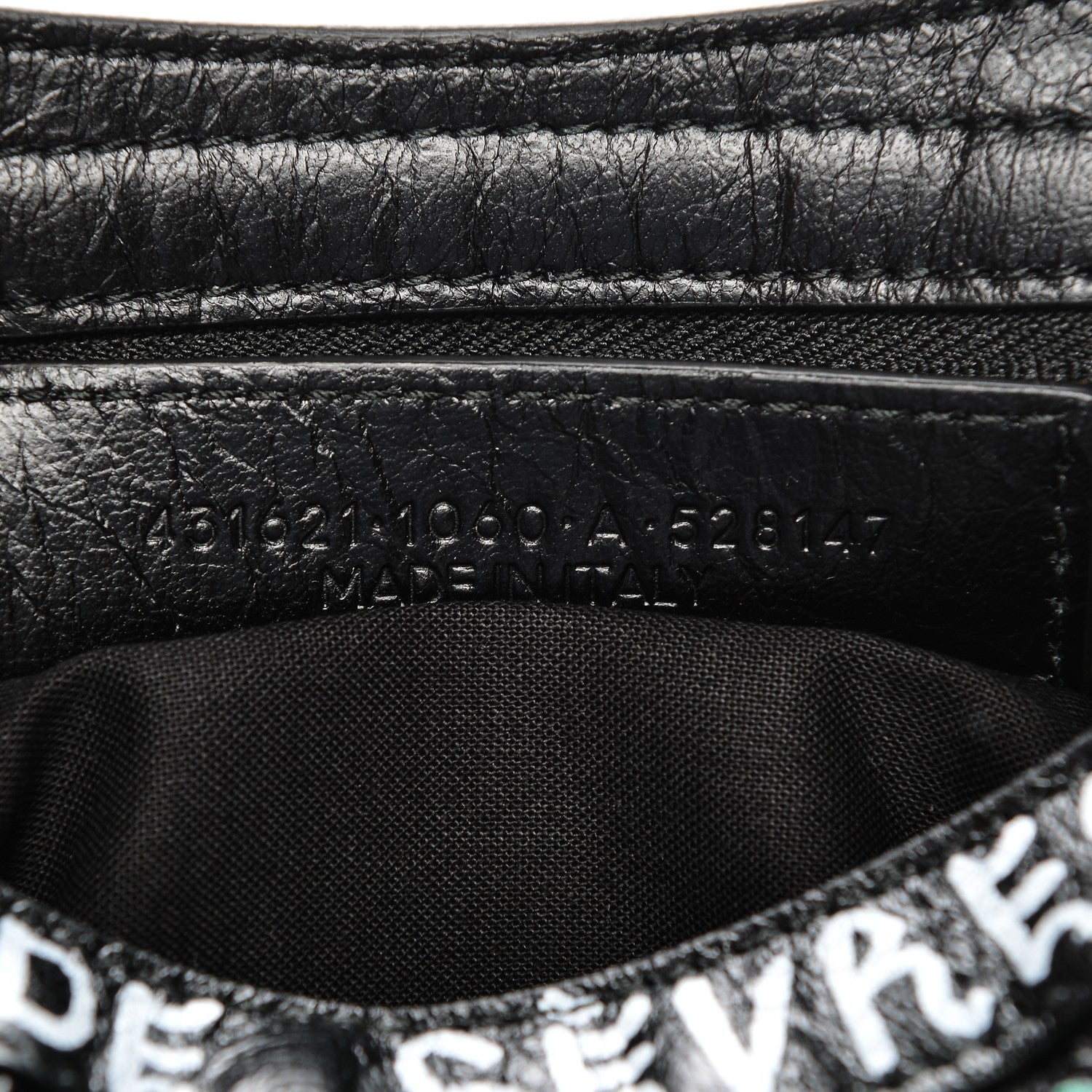 Balenciaga Agneau Graffiti All Over Classic Hardware S City Black Multicolor 7 of 7