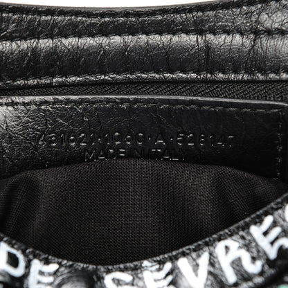 Balenciaga Agneau Graffiti All Over Classic Hardware S City Black Multicolor 7 of 7