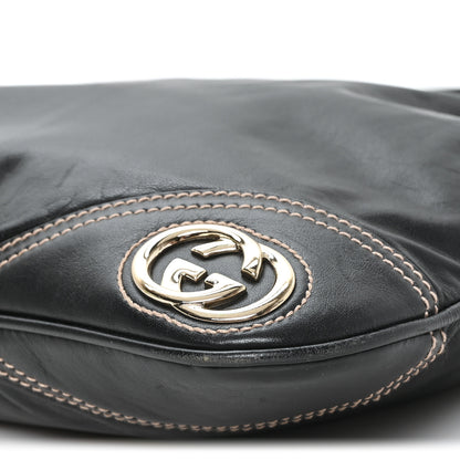 Gucci Calfskin Medium New Britt Hobo Black 10 of 11