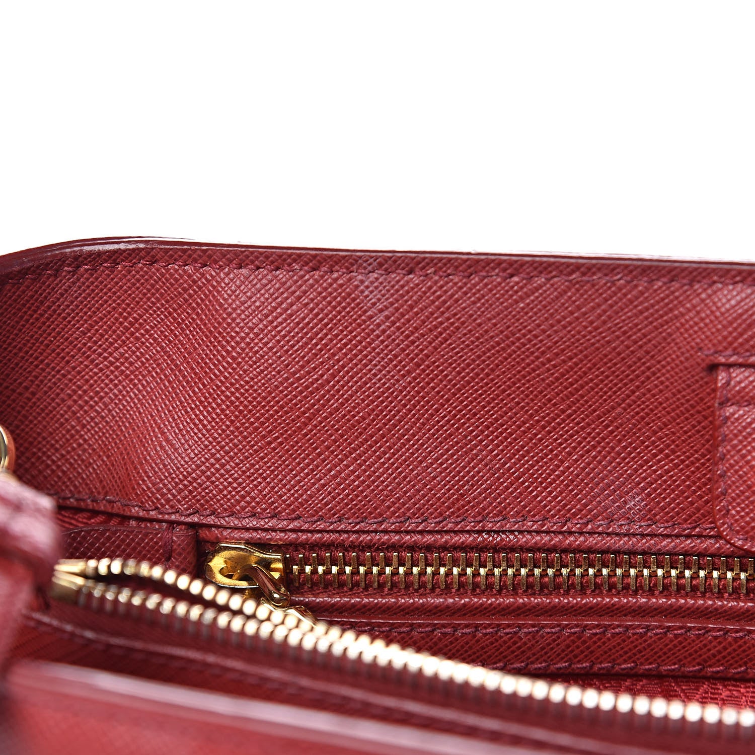 Prada Saffiano Lux Medium Tote Fuoco 12 of 19