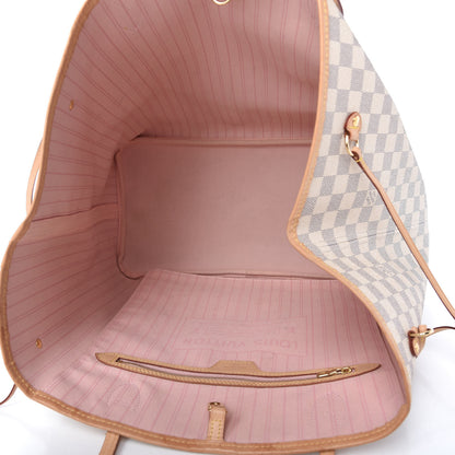 Louis Vuitton Damier Azur Neo Neverfull GM Rose Ballerine 5 of 11