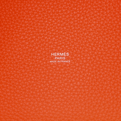 Hermes Taurillon Clemence Picotin Lock 18 PM Orange 6 of 12