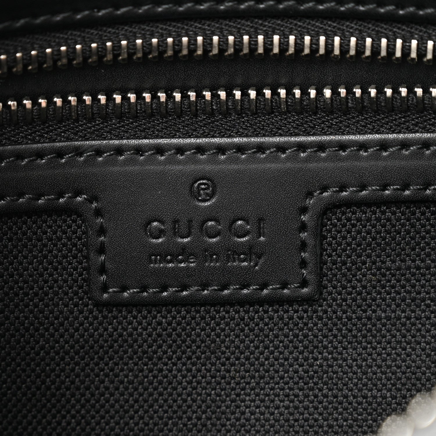 Gucci Soft GG Supreme Monogram Web Belt Bag Black Grey 6 of 10