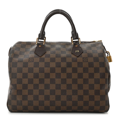 Louis Vuitton Damier Ebene Speedy 30 1 of 16