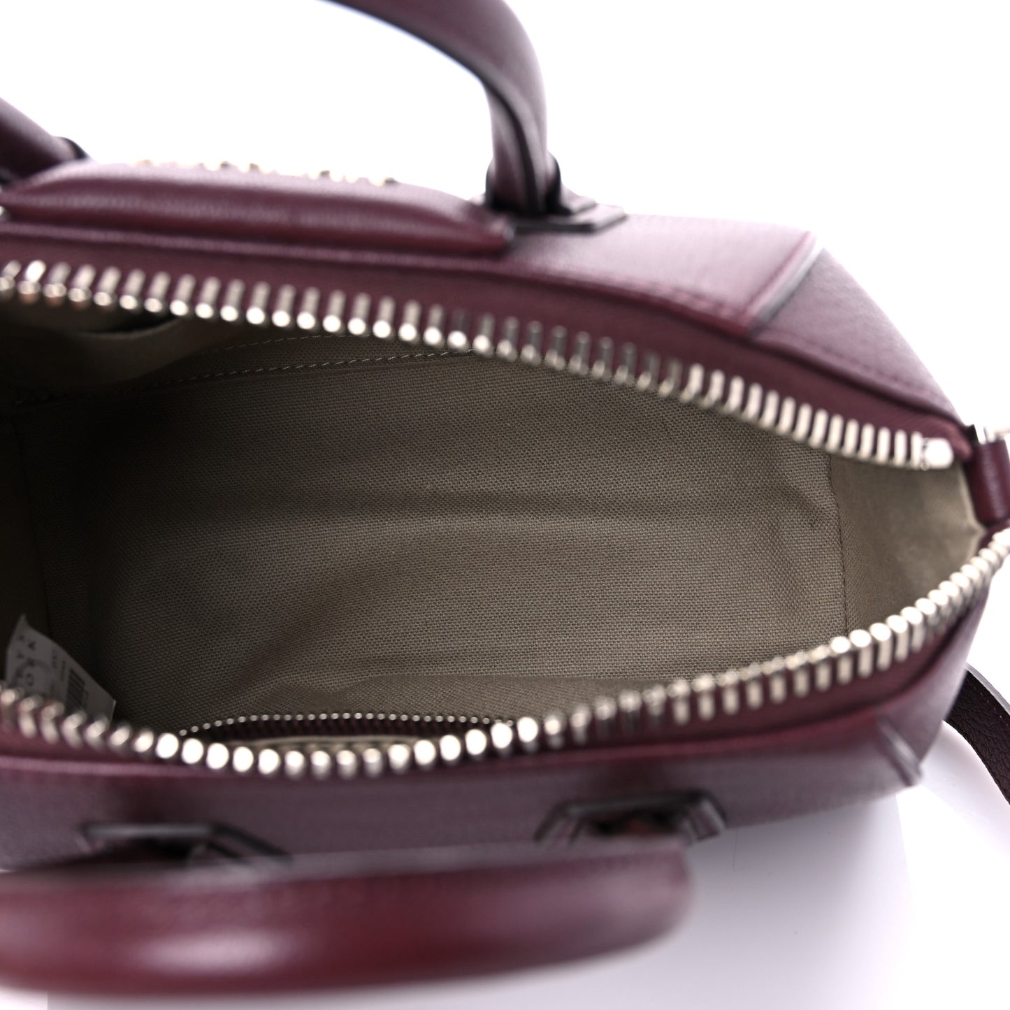 Sugar Goatskin Mini Antigona Oxblood