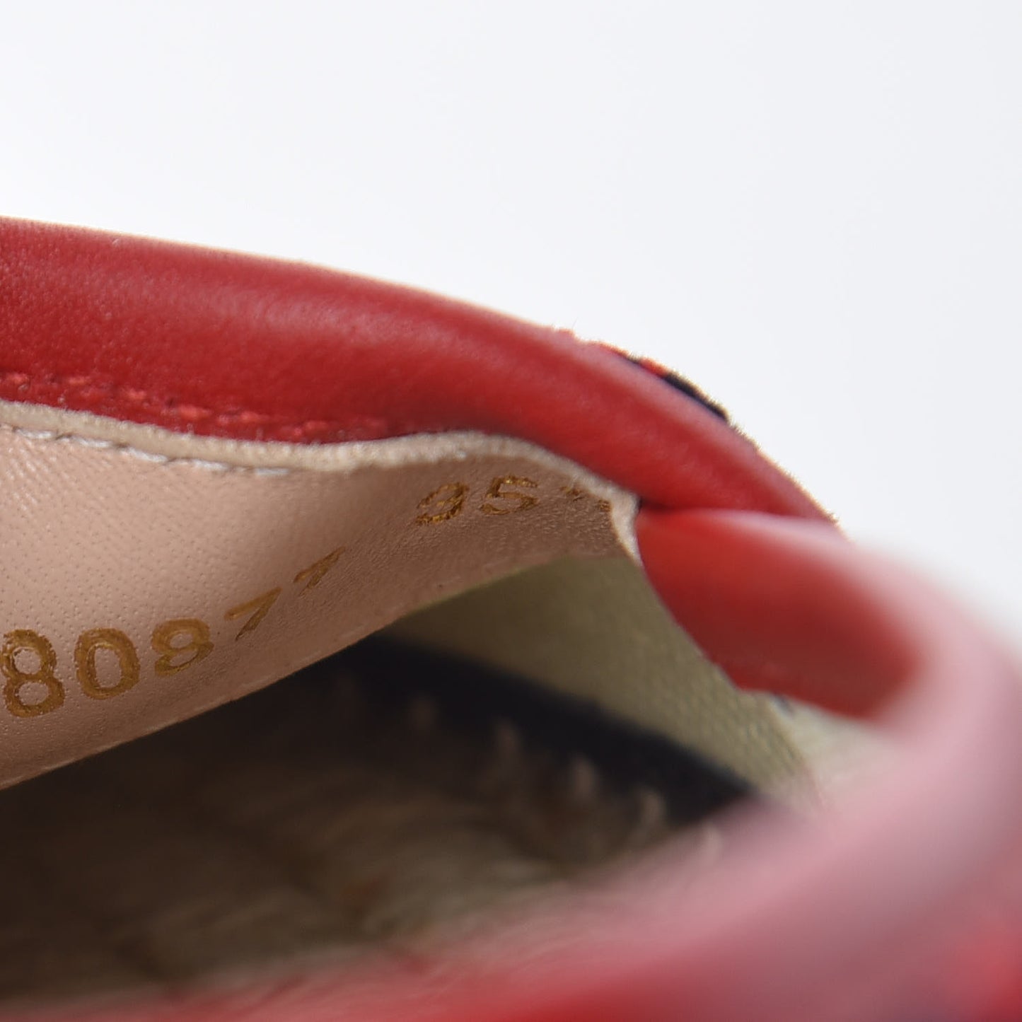 Terry Cloth GG Monogram Espadrilles 35.5 Blue Red