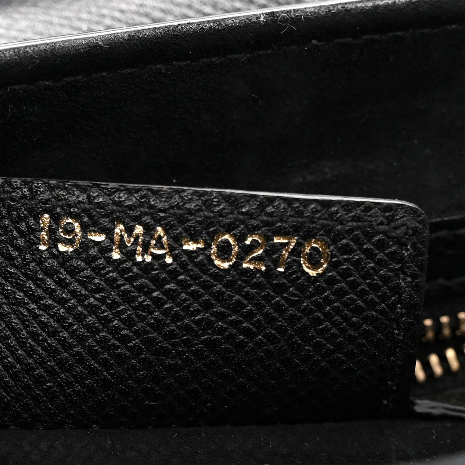 Christian Dior Grained Calfskin Saddle Bag Black 7 of 11