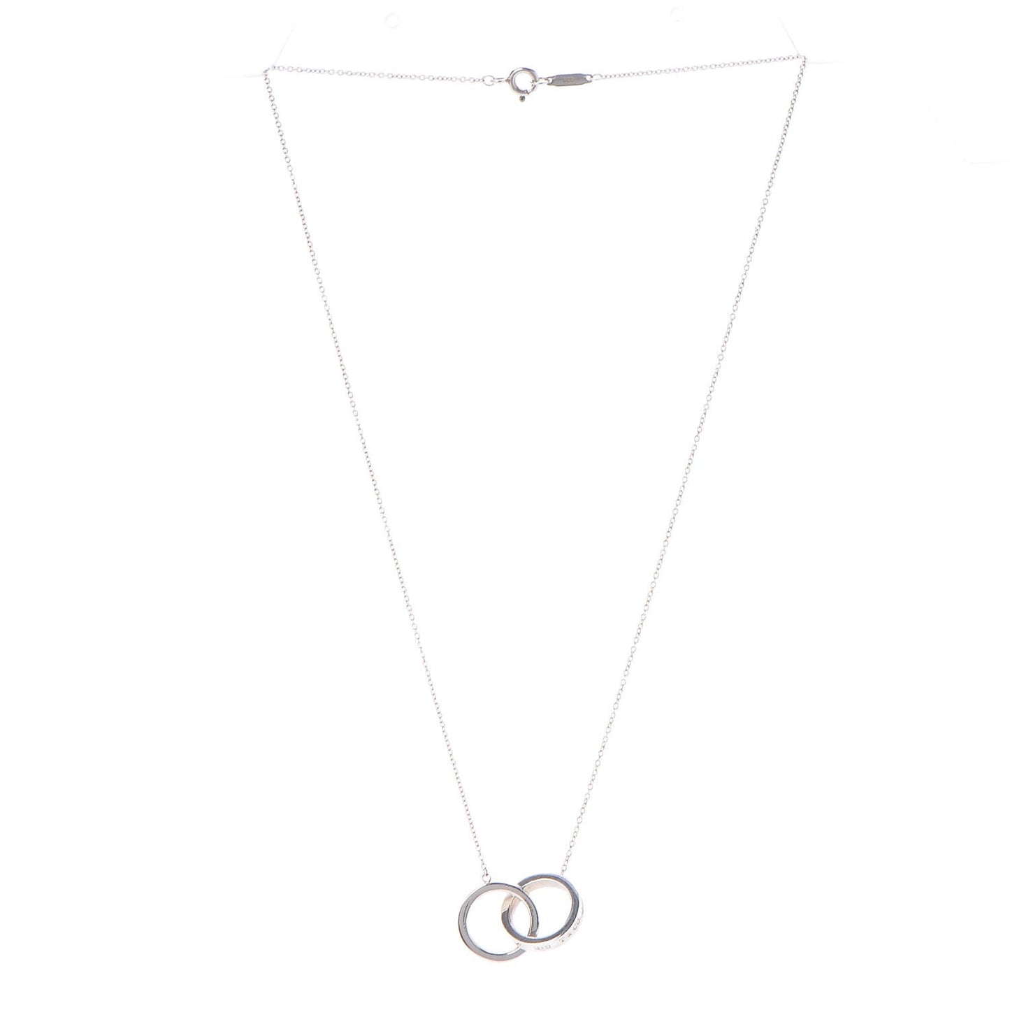 Sterling Silver 1837 Interlocking Circles Pendant Necklace