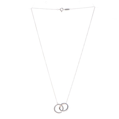 Tiffany Sterling Silver 1837 Interlocking Circles Pendant Necklace 3 of 9