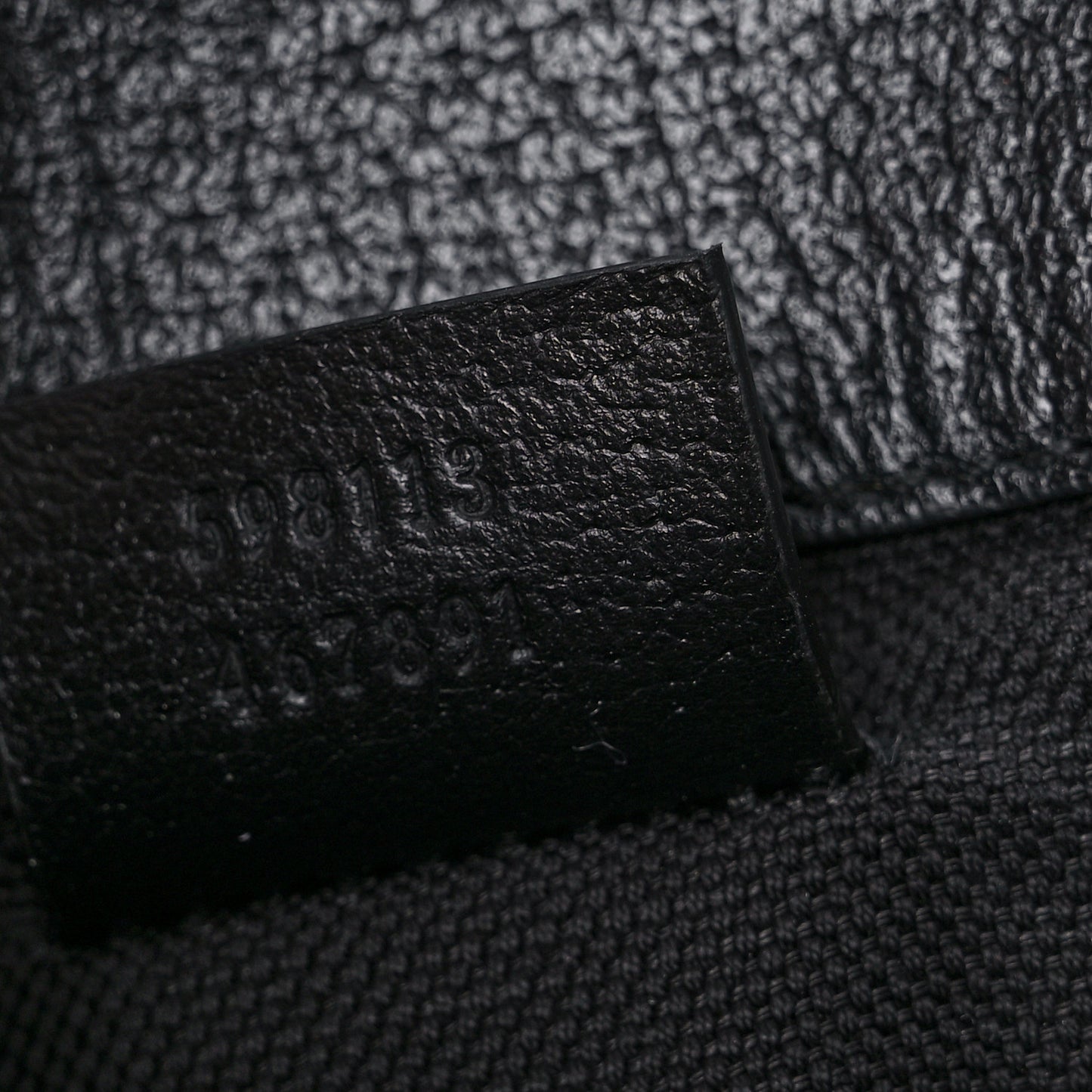GG Supreme Monogram Psychedelic Slim Belt Bag Black