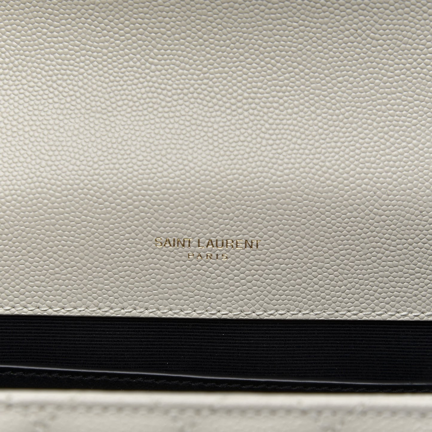 Grain De Poudre Textured Mixed Matelasse Medium Triquilt Monogram Satchel Crema Soft