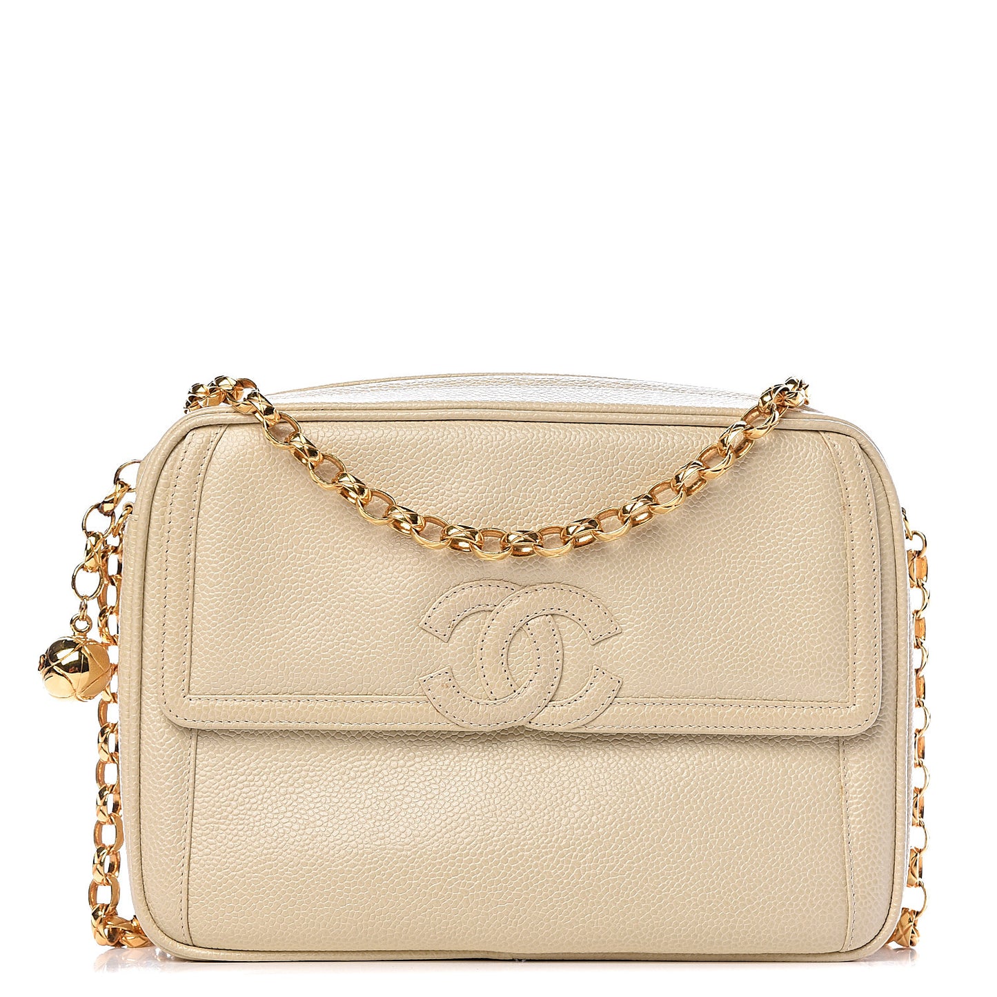 Caviar CC Camera Case Beige
