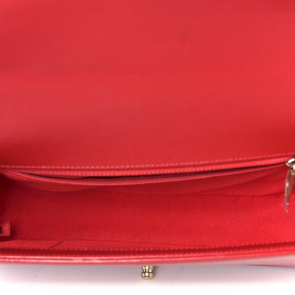 Chanel Lambskin Quilted New Medium Boy Flap Red 5 of 10