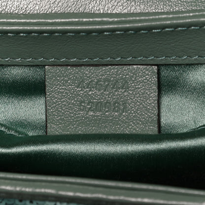 Gucci Sequin Matelasse Diagonal Mini GG Marmont Shoulder Bag Water Green Verde Chiaro Light Water Green 6 of 11